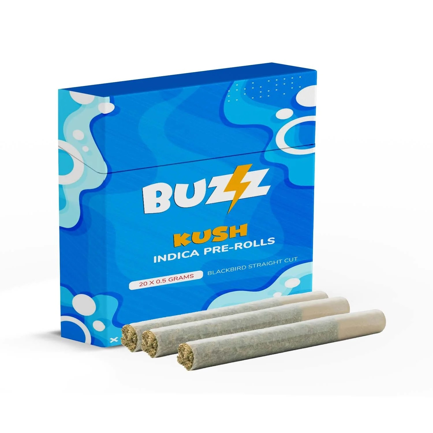 Product image Kush Indica Pre Rolls - 20 x 0.5g Indica Joints | Buzz Cannabis 1