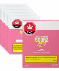 Fully Blasted Pink Lemonade 10 x 10mg Sativa Gummies | Sourz By Spinach