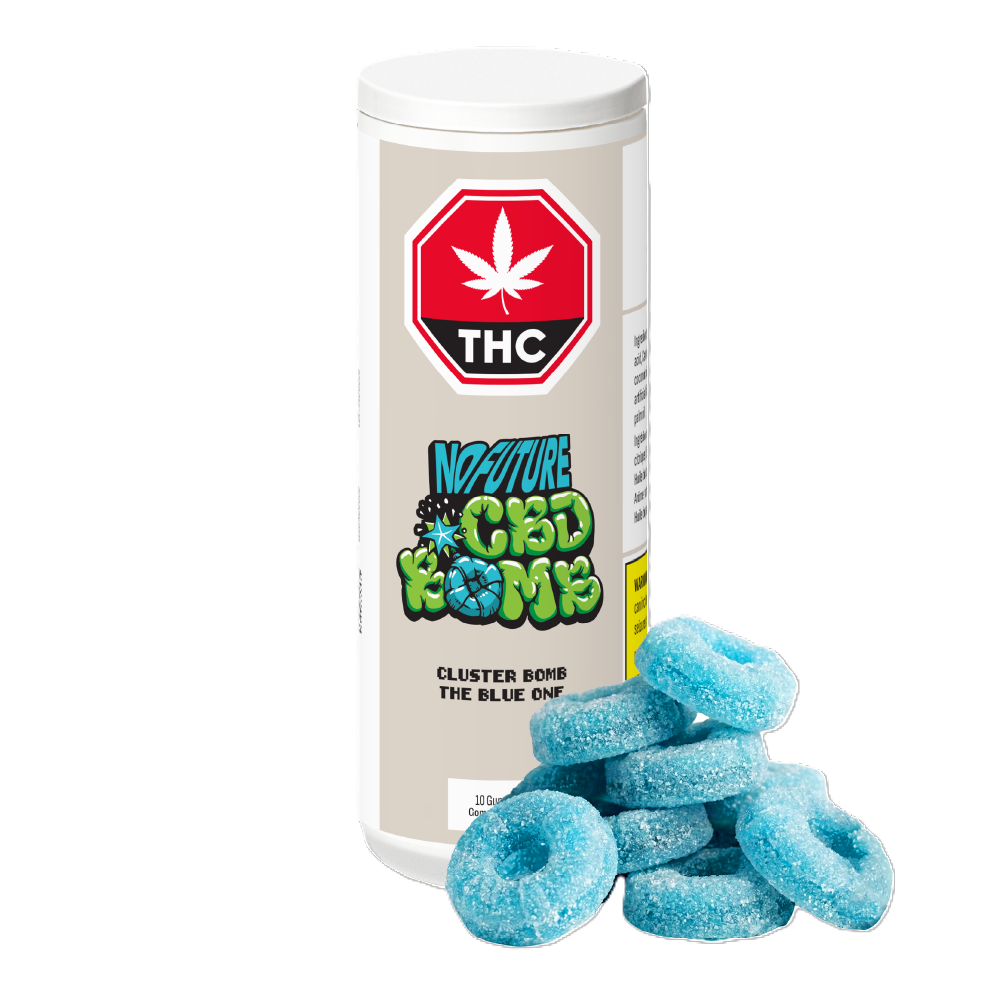 CBD Cluster Bomb - The Blue One - 10 X 100mg CBD Gummies | No Future