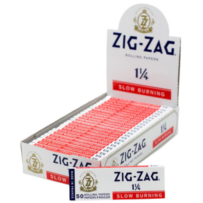 Zig Zag  White 1 1/4 Slow Burning Rolling Papers