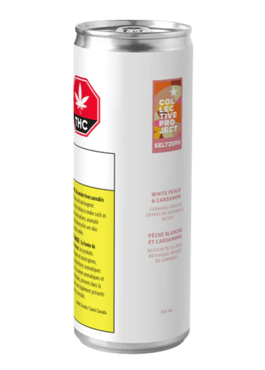 White Peach & Cardamom Sparkling Water - 355ml Blend Ready To Go | Collective Project