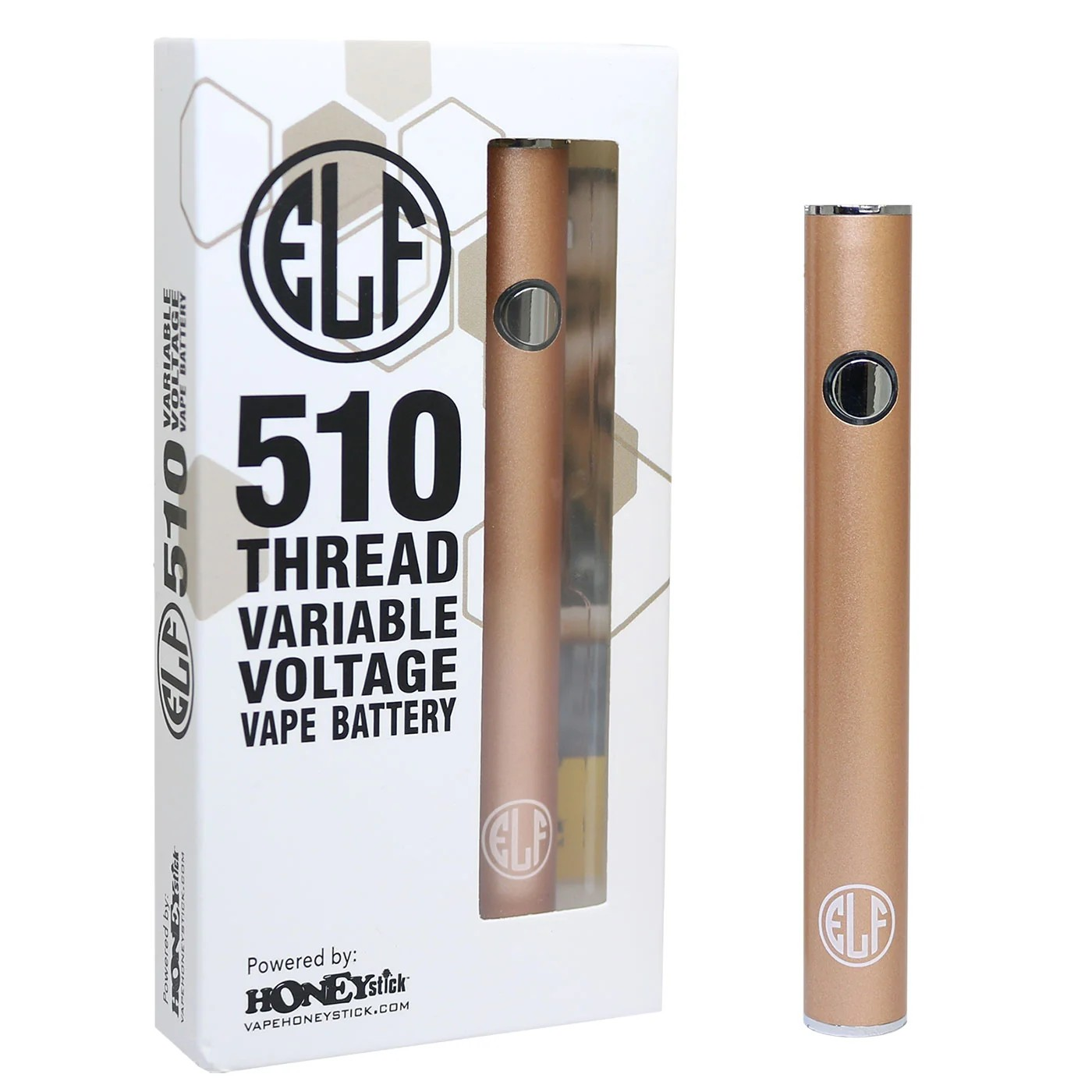 Elf 510 Variable Volt  Rose Gold  Honey Stick