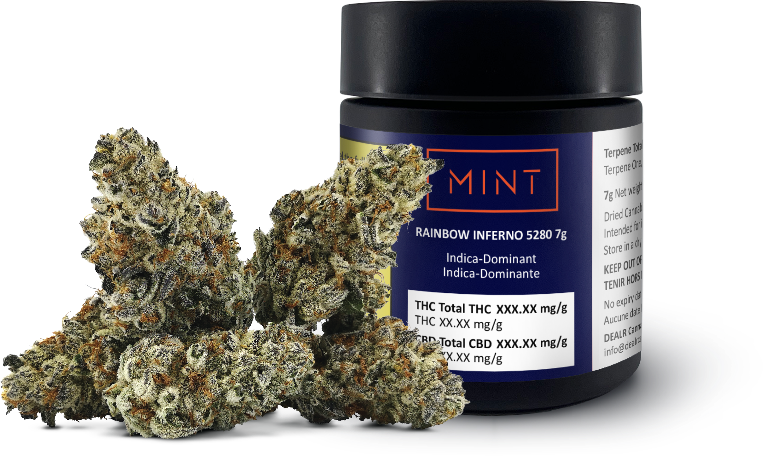 Rainbow Inferno 5280 - 7g Indica Flower | Mint Cannabis