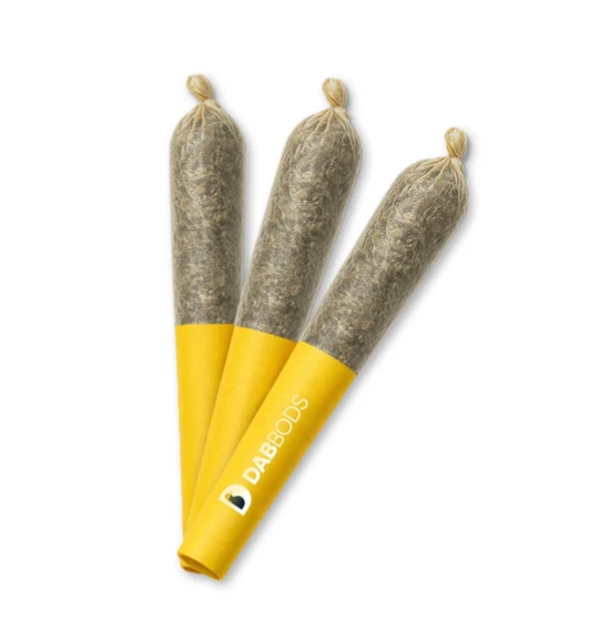 Lemonberry 60's+ Dbl Infused - 3 X 0.5g Sativa Infused Joints | Dab Bods