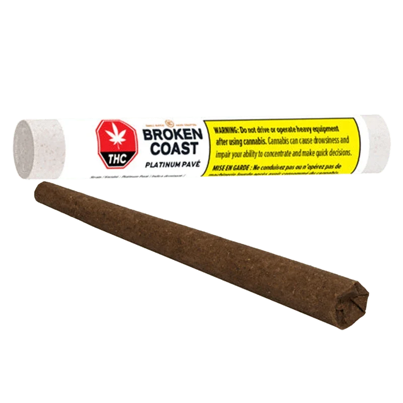 Platinum Pave Blunt - 1 x 1g Indica Blunts | Broken Coast
