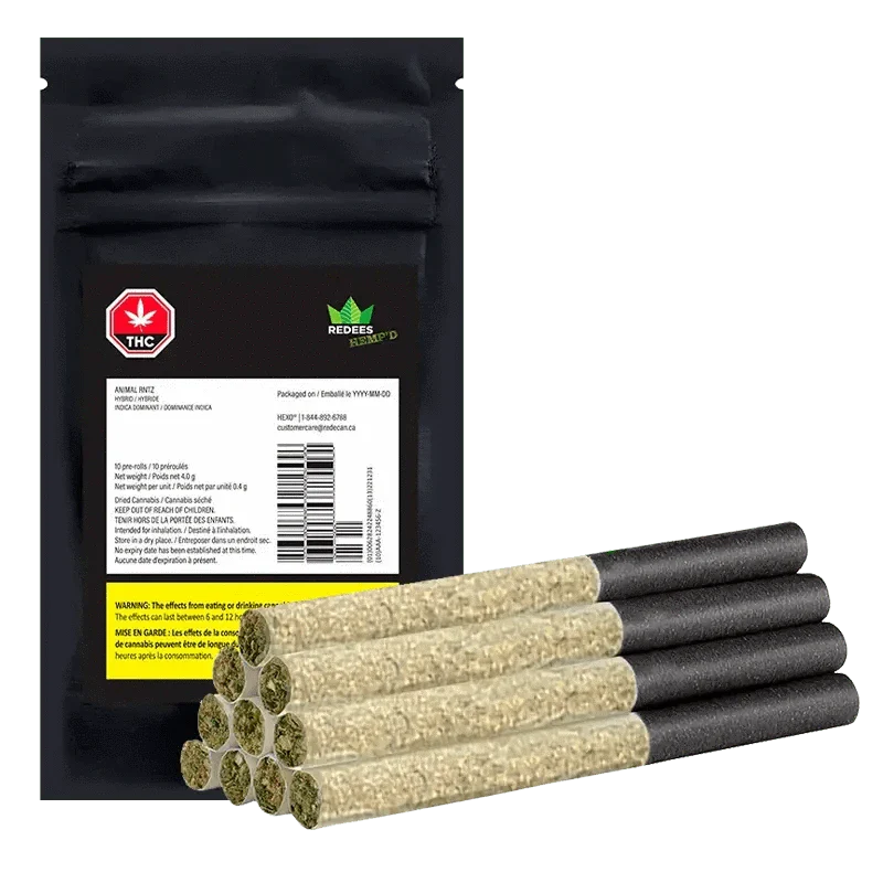 Animal Rntz Redees - 10 x 0.4g Indica Joints | Redecan