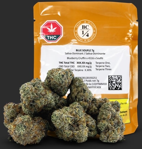 Blue Soufle - 7g Sativa Whole Flower | BC 1/4