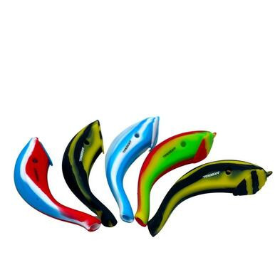Arsenal Silicone Dolphin  Hand Pipe  4.5"