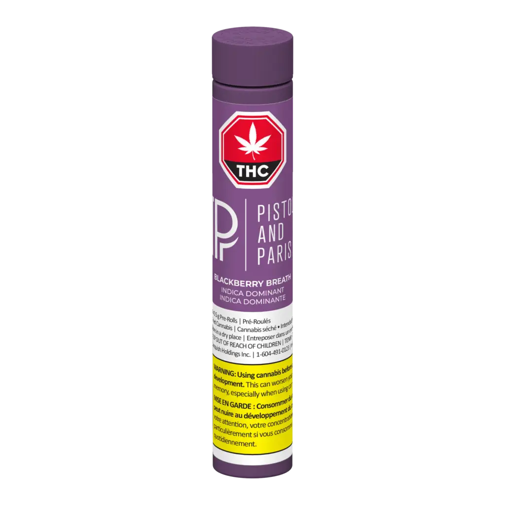 Blackberry Breath - 3 x 0.5g Indica Joints | Pistol And Paris