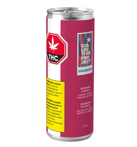 Raspberry Vanilla Sparkling Juice - 355ml Indica Ready To Go | Collective Project