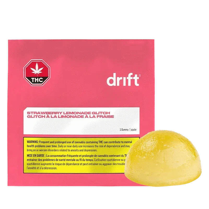 Strawberry Lemonade Glitch - 1 x 10mg Hybrid Gummies | DRIFT