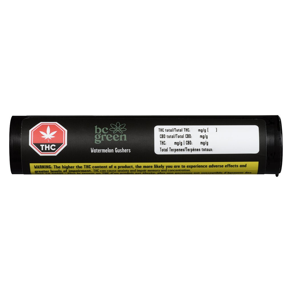 Watermelon Gushers - 3 X 0.5g Hybrid Joints | BC Green