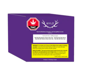 Real Fruit Boysenberry THC:CBD:CBN - 10 X 4g Indica Gummies | Wyld