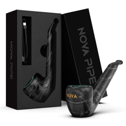 Pipe 510 Thread Battery  Black Marble  Nova