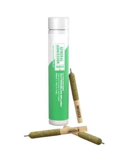 Watermelon Splash Diamond Infused - 3 X 0.5g Indica Infused Joints | General Admission