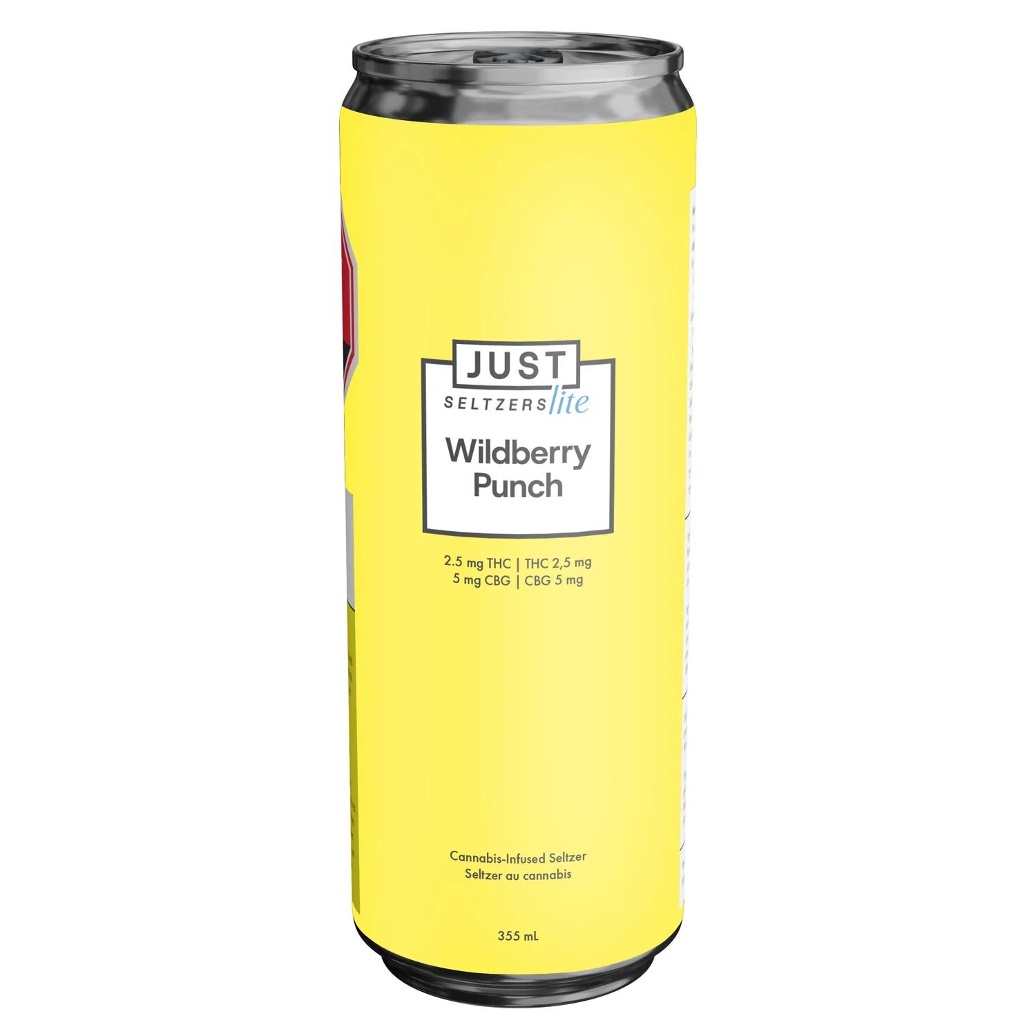 Wildberry Punch 2.5 Thc + 5 Cbg Seltzer - 355g Blend Ready To Go | Just Seltzers Lite