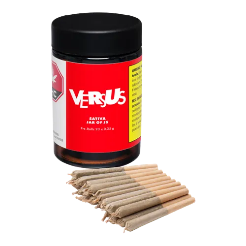 Sativa Jar of Js - 20 x 0.35g Sativa Joints | Versus