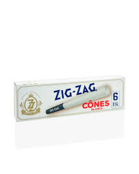 PreRolled Cones  White 1 1/4  Zig Zag