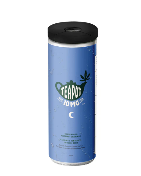 Rosin Infused Blueberry Chamomile Tea - 355ml Blend Ready To Go | Teapot