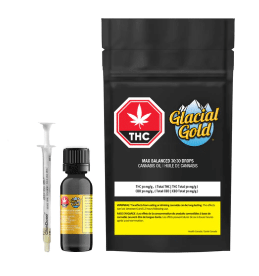 MAX THC 30 Drops - 1 x 33.3g  | Glacial Gold