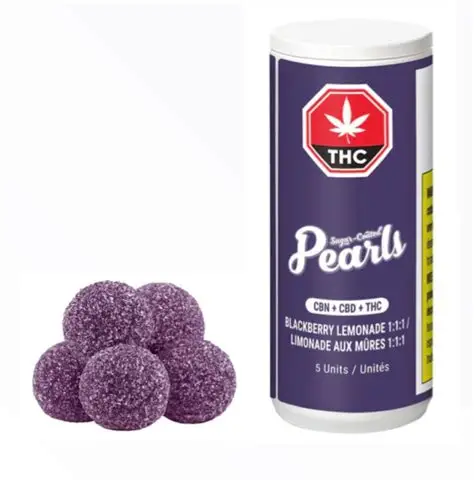 PEARLS BY GRÖN - BLACKBERRY LEMONADE CBD:CBN:THC GUMMIES MULTI