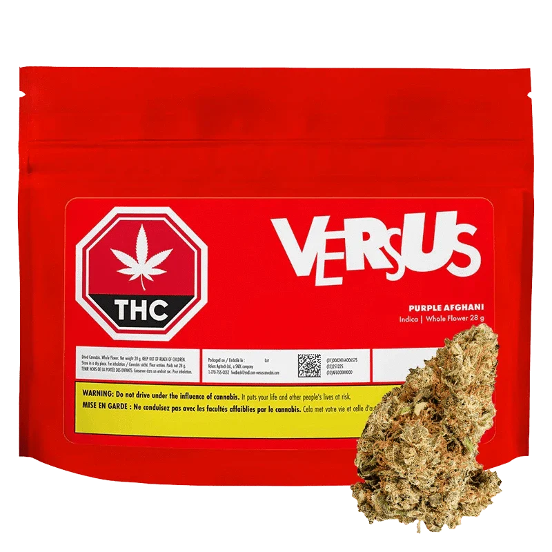 Purple Afghani - 28g Indica Flower | VERSUS
