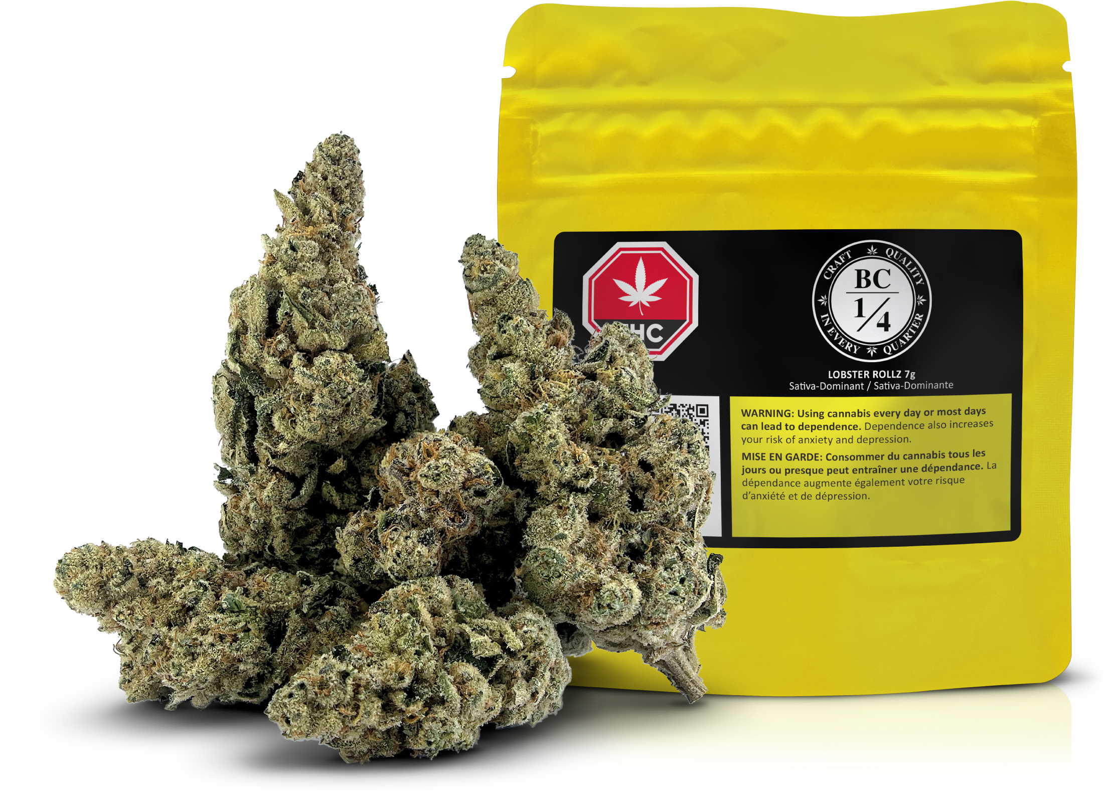 Lobster Rollz - 7g Sativa Whole Flower | Bc 1/4