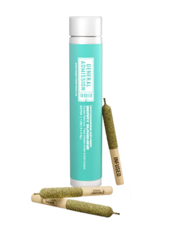 Berry Sunshine Diamond Infused - 3 X 0.5g Sativa Infused Joints | General Admission