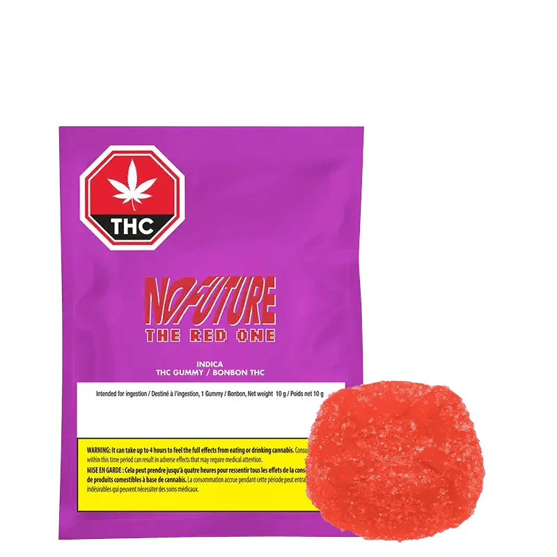 The Red One Indica THC - 1 x 10mg Indica Gummies | No Future