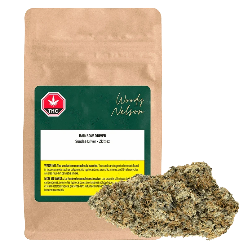 Rainbow Driver Craft - 3.5g Hybrid Flower | Woody Nelson