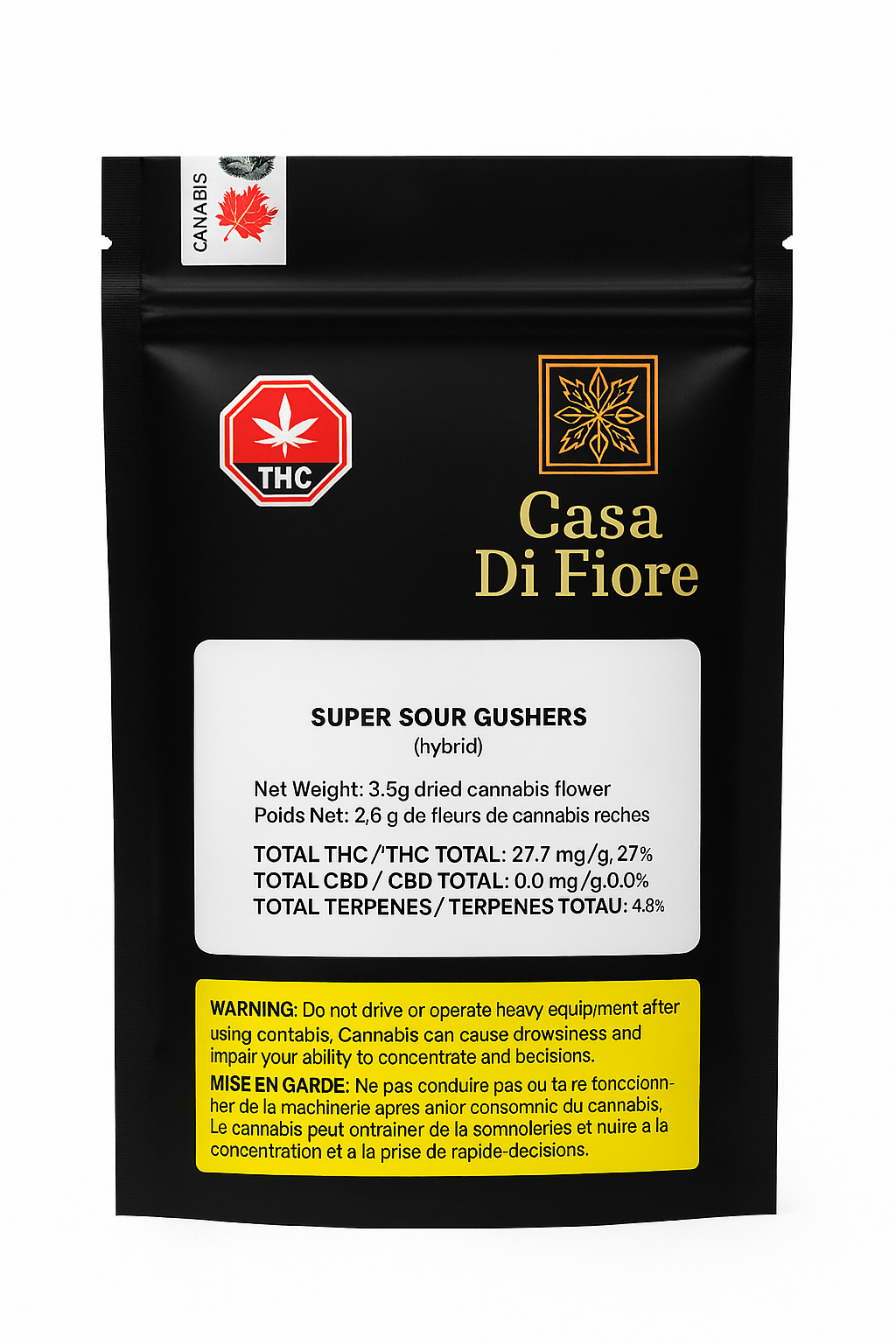 Super Sour Gushers - 3.5g Indica Flower | Casa Di Fiore