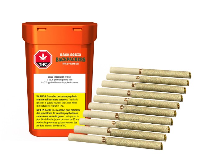 Backpackers Fire Breath - 10 x 0.75g Indica Joints | Back Forty