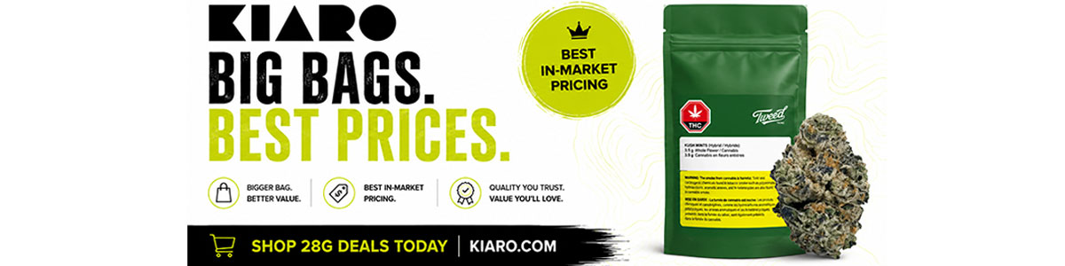 Menu | Kiaro Cannabis | Cannabis Stores in Vancouver, Port Moody