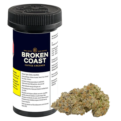 Coffee Creamer - 7g Indica Whole Flower | Broken Coast
