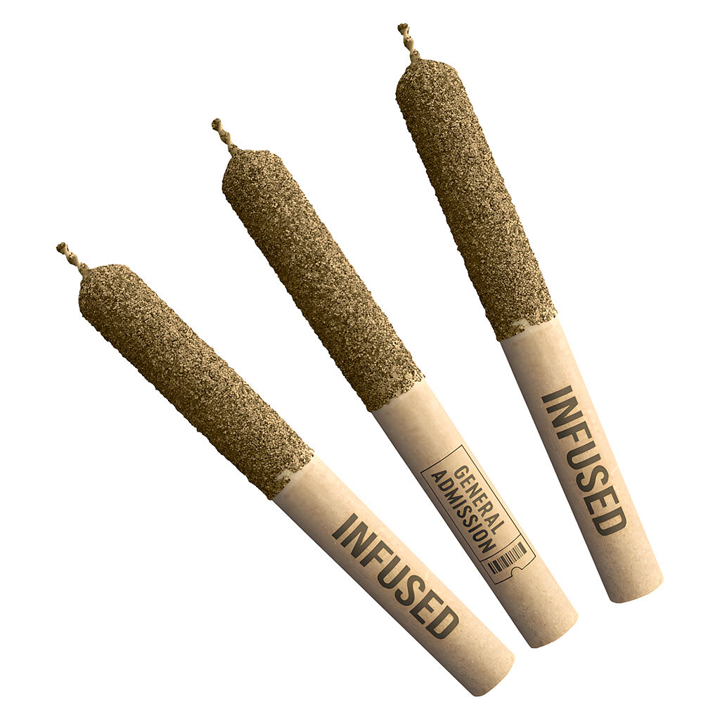 Peach Rizz - 3 X 0.5g Sativa Diamond Infused Joints | General Admission