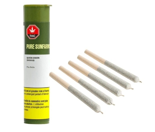 Queen Green - 5 X 0.5g Hybrid Joints | Pure Sunfarms