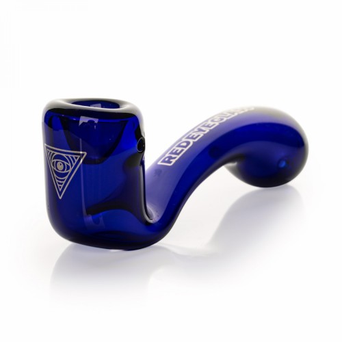 Product image 5" Sherlock Hand Pipe  Blue  Red Eye 1