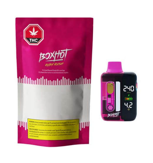 Ruby Rush Liquid Diamond Charged - 1 X 1g Sativa All In Ones | Boxhot
