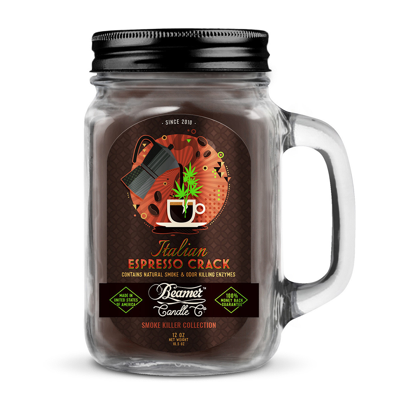 Smoke Killer Collection Candle  12oz (Italian Espresso Crack)