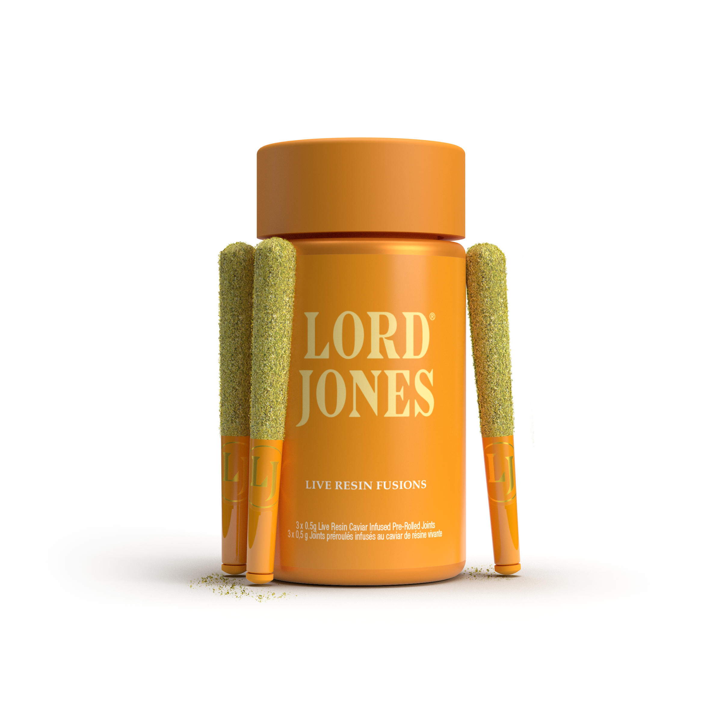 Hellfire OG x Cali Gs LR - 3 x 0.5g Indica Infused Joints | Lord Jones