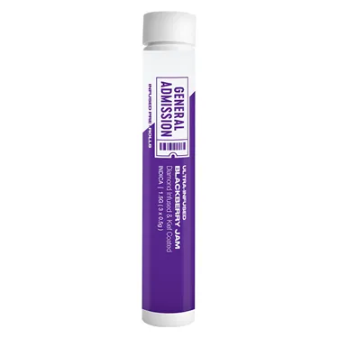 Purple Stuff Hi-fi - 5 X 0.5g Indica Infused Joints | General Admission