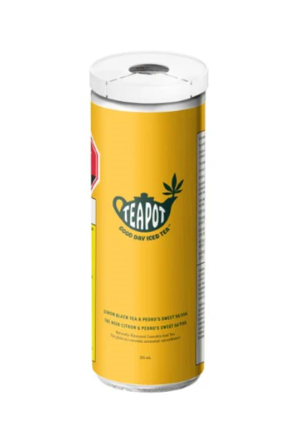 Lemon Black Tea Pedro's Sweet Sativa - 355ml Sativa Beverage | TeaPot