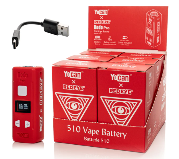 Product image Red Eye x Yocan Kodo Pro Collaboration  W/Charging Cable  Red 1