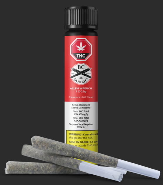 Product image Allen Wrench - 3 X 0.5g Sativa Joints | Bc Doobies 1