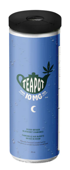 Rosin Infused Blueberry Chamomile Tea - 355ml Blend Ready To Go | Teapot
