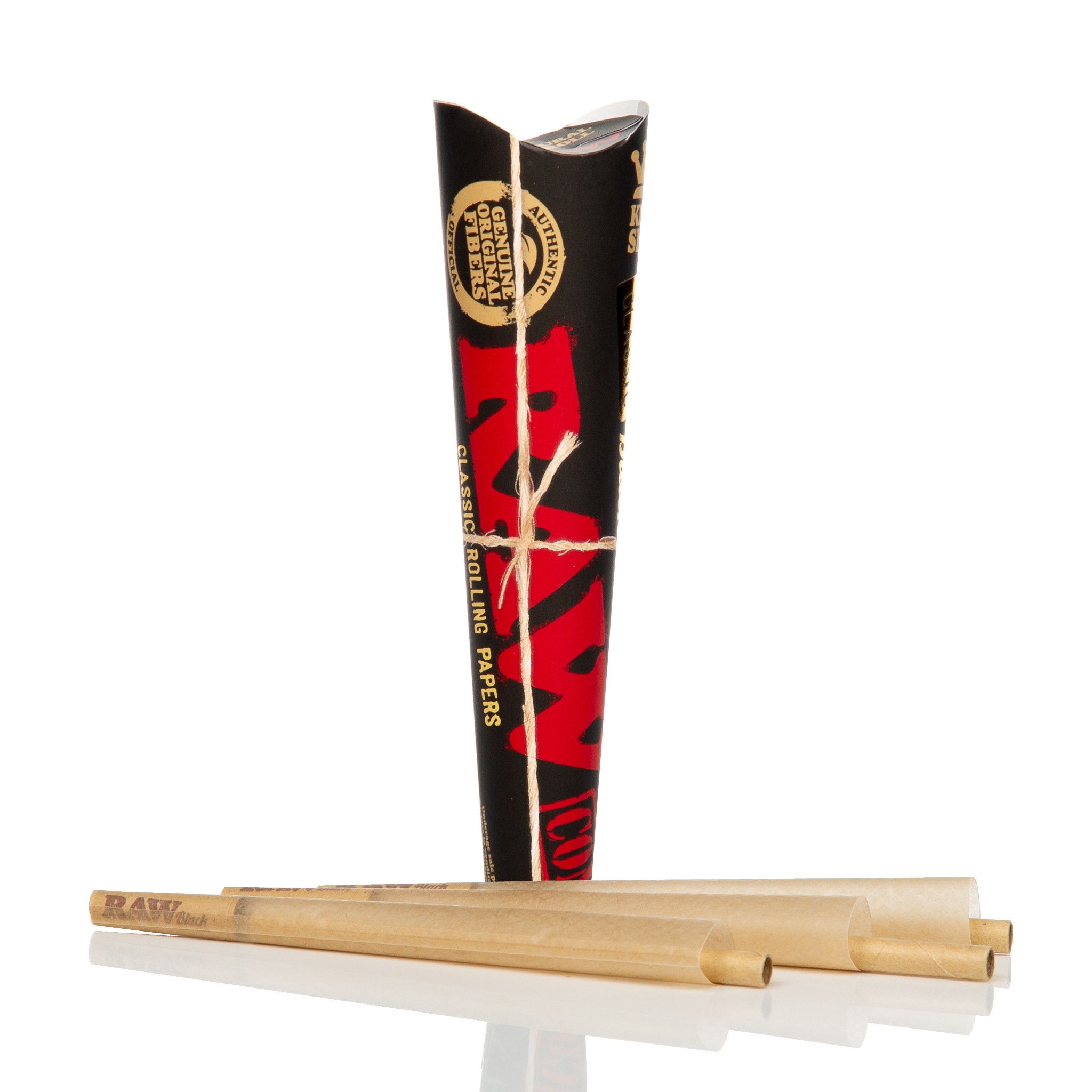 Black King Size Cones 3packs | Raw