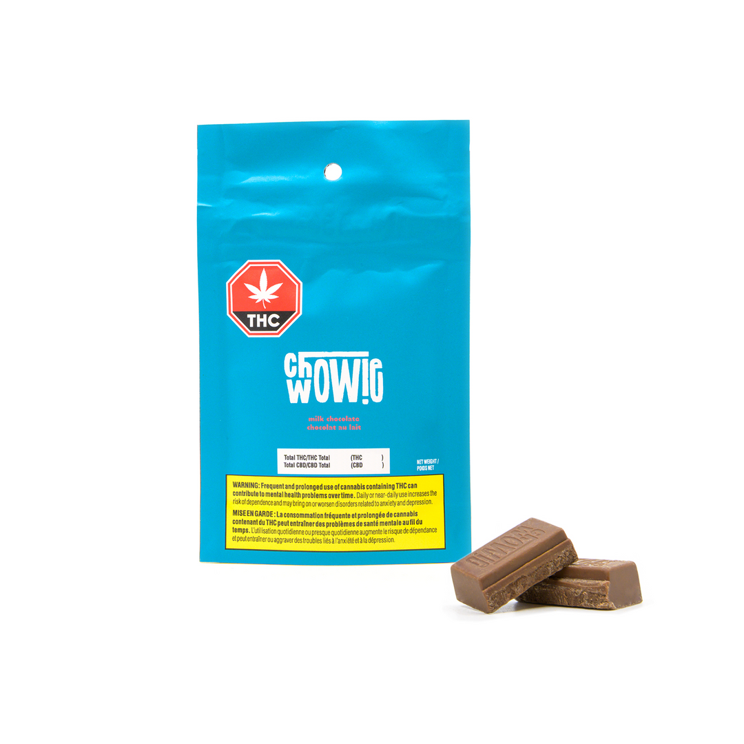 Balanced Milk Chocolate - 2 x 5mg Chocolate | Chowie Wowie