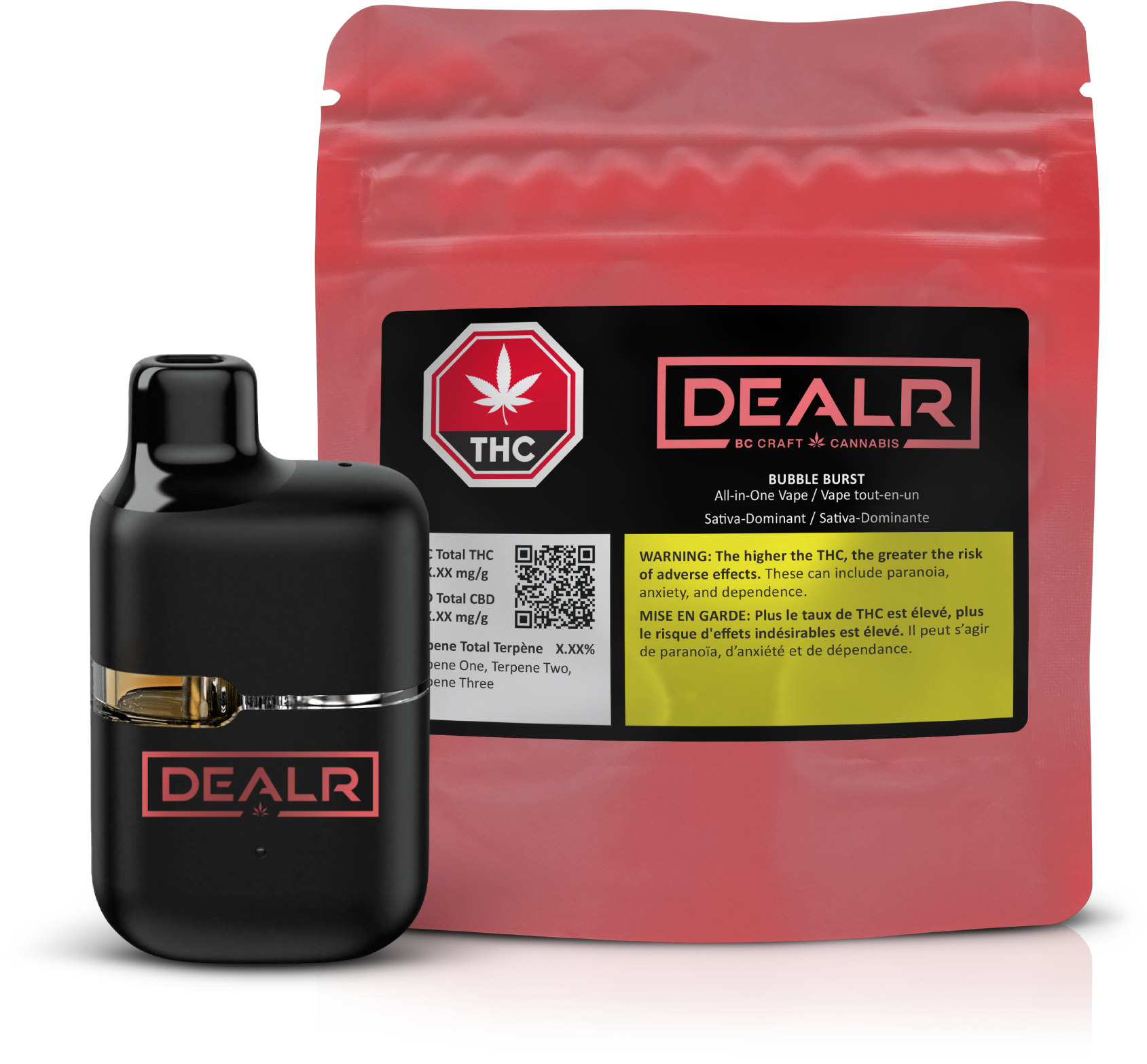 Bubble Burst Liquid Diamond Cured Resin 1g Sativa All In One Vape | Dealr