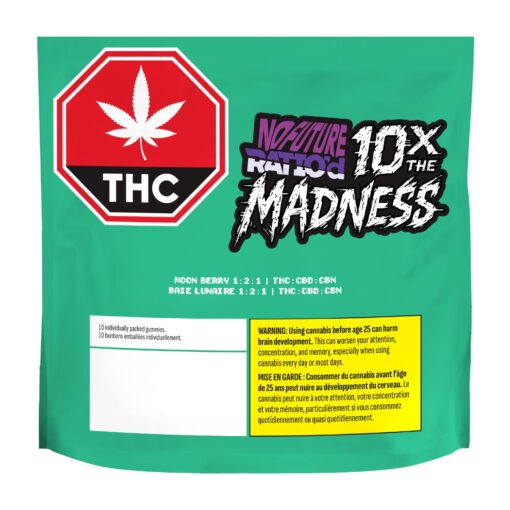 Ratio'd Moon Berry THC:CBD:CBN - 10 X 10mg:20mg:10mg Indica Gummies | No Future