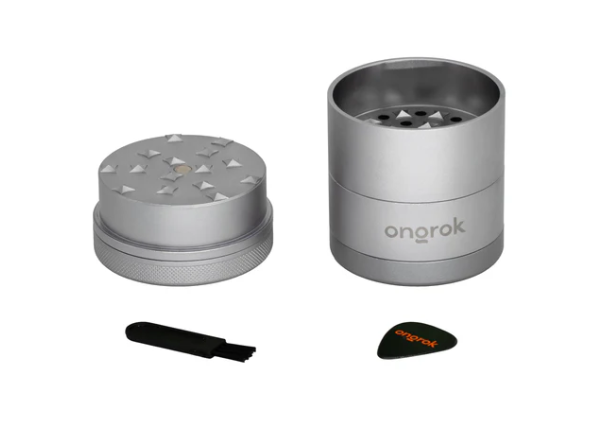 Ongrok  5 Piece Pyramid Teeth Grinder  Gunmetal